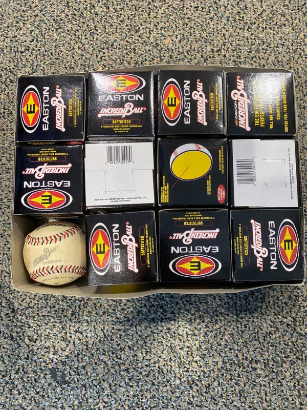 Used Easton IncrediBalls Baseballs 12 Pack (1 Dozen)
