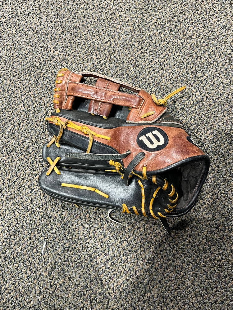 Used Wilson A2K Left Hand Throw Outfield Baseball Glove 12.75"