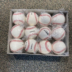 New Wilson Baseballs A1010s 12 Pack (1 Dozen)