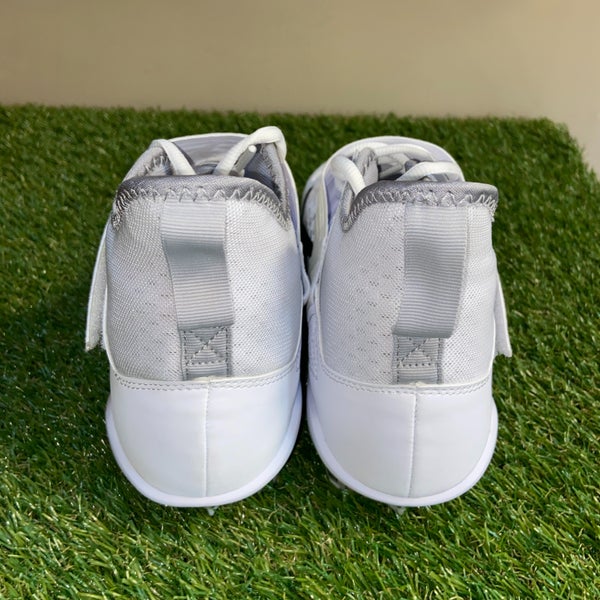 Nike Alpha Menace Pro 2 Football Mid Cleats White AQ3209-100 Men 16 NEW