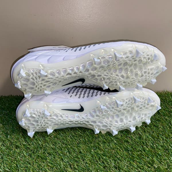 Nike Alpha Menace Pro 2 Football Mid Cleats White AQ3209-100  display picture 2