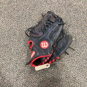 Used Black Wilson A500 Right Hand Throw Glove 12"