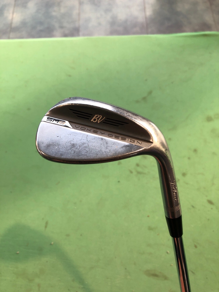 Used Men's Titleist Vokey SM8 Raw Steel L Grind Right Wedge 60
