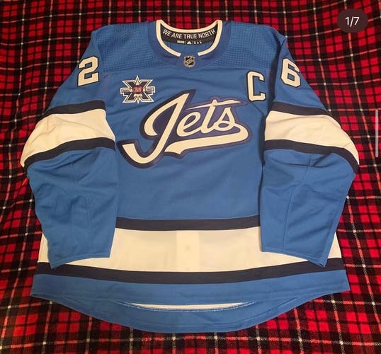 Winnipeg Jets Team-Issued Adidas Aviator MiC Alternate Jersey