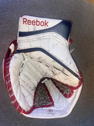 Lightly used Nathan Lieuwen Sabres Regular Reebok Premier XLT Pro Glove Pro Stock