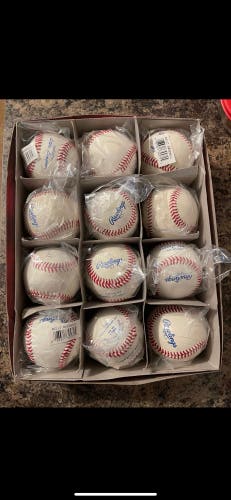 New Rawlings 12 Pack (1 Dozen) Senior League Baseballs