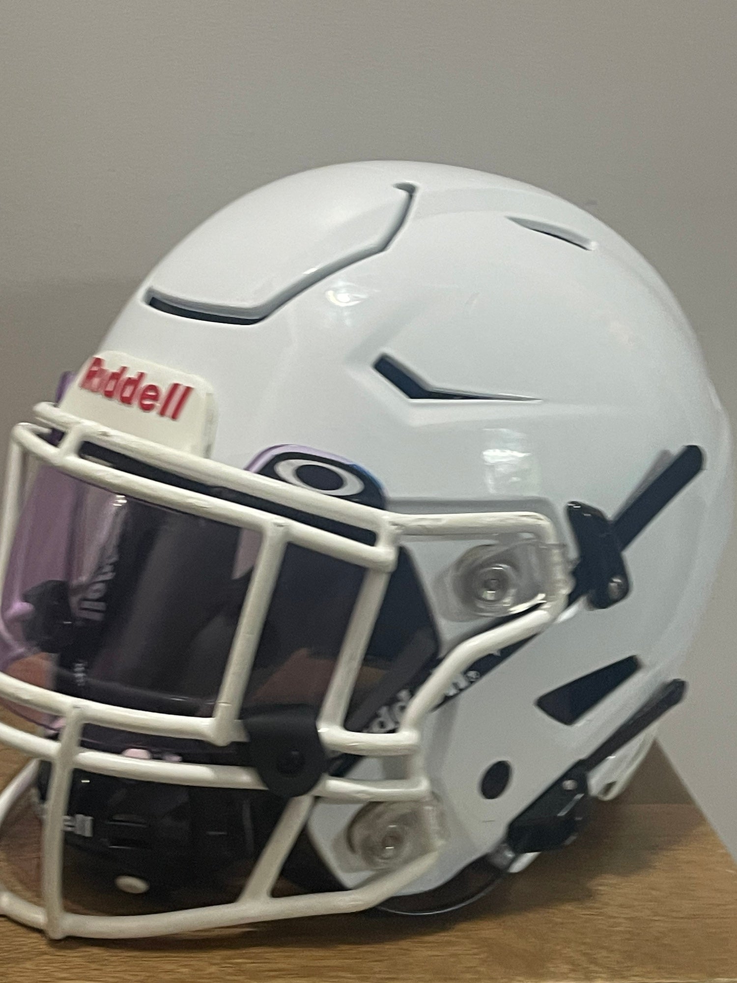 Riddell Speed Youth Football Helmet, White/Gray, Small