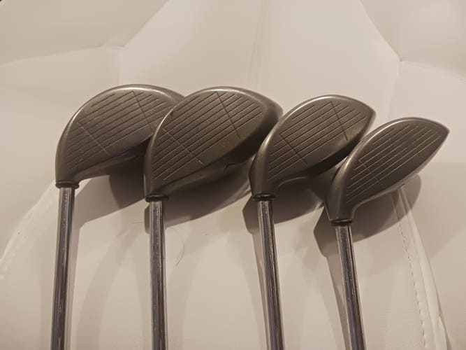 Matching Set of 4  Callaway S2H2 Big Bertha War Bird 3, 3+, 5, and 7 Fairway Woods