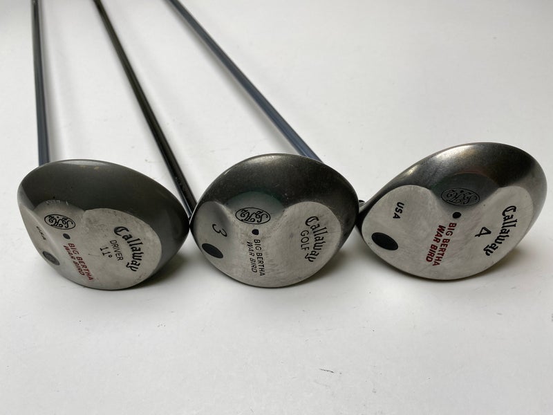 Callaway Big Bertha Warbird Wood Set 1 3 4 | 11* RCH Regular Graphite Mens RH