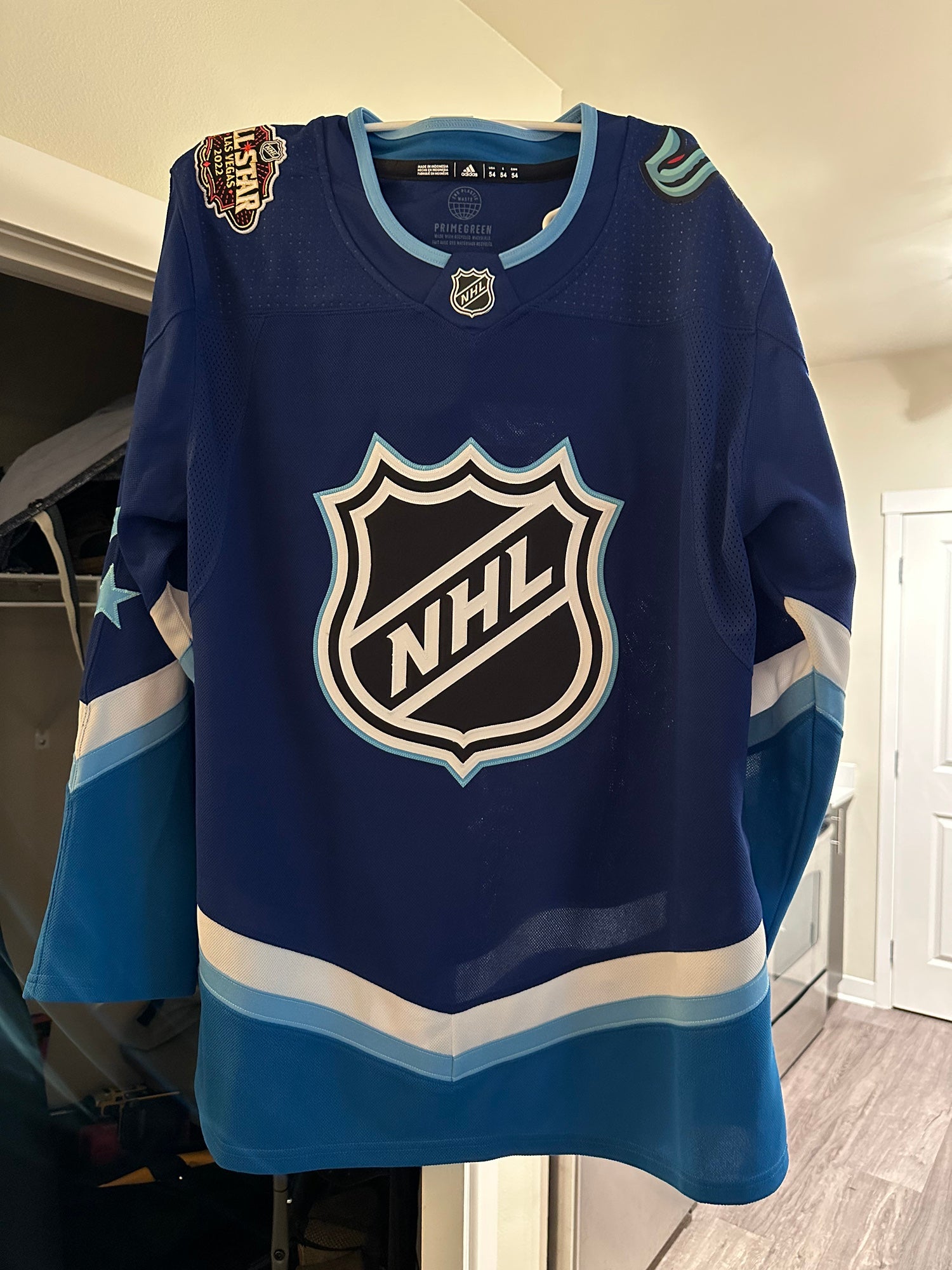 Adidas NHL 2022 All Star Primegreen Men's Authentic Jersey - Blue