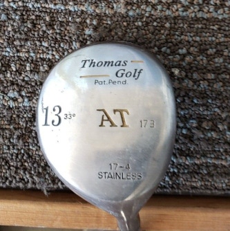 40 IN THOMAS GOLF 33 DEG 13 FW WOOD GOLF CLUB AT173 STAINLESS STEEL EXCELL  sp