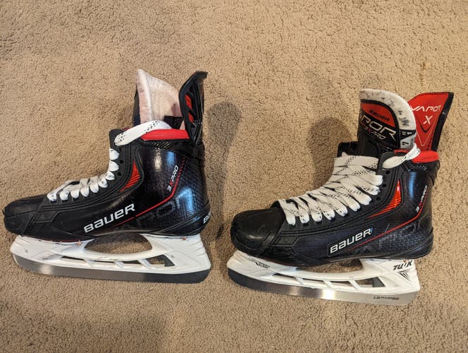 Senior Used Bauer Vapor 3X Pro Hockey Skates Regular Width Size 7 FIT 1