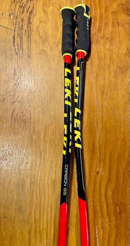 Used 52in (130cm) Leki Racing World Cup Carbon - GS Ski Poles