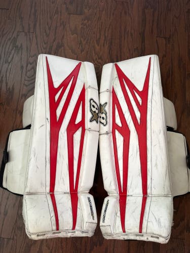 Used 32" Brian's GNETiK 8.0 Goalie Leg Pads