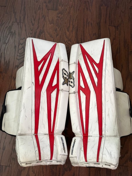 Used 32" Brian's GNETiK 8.0 Goalie Leg Pads