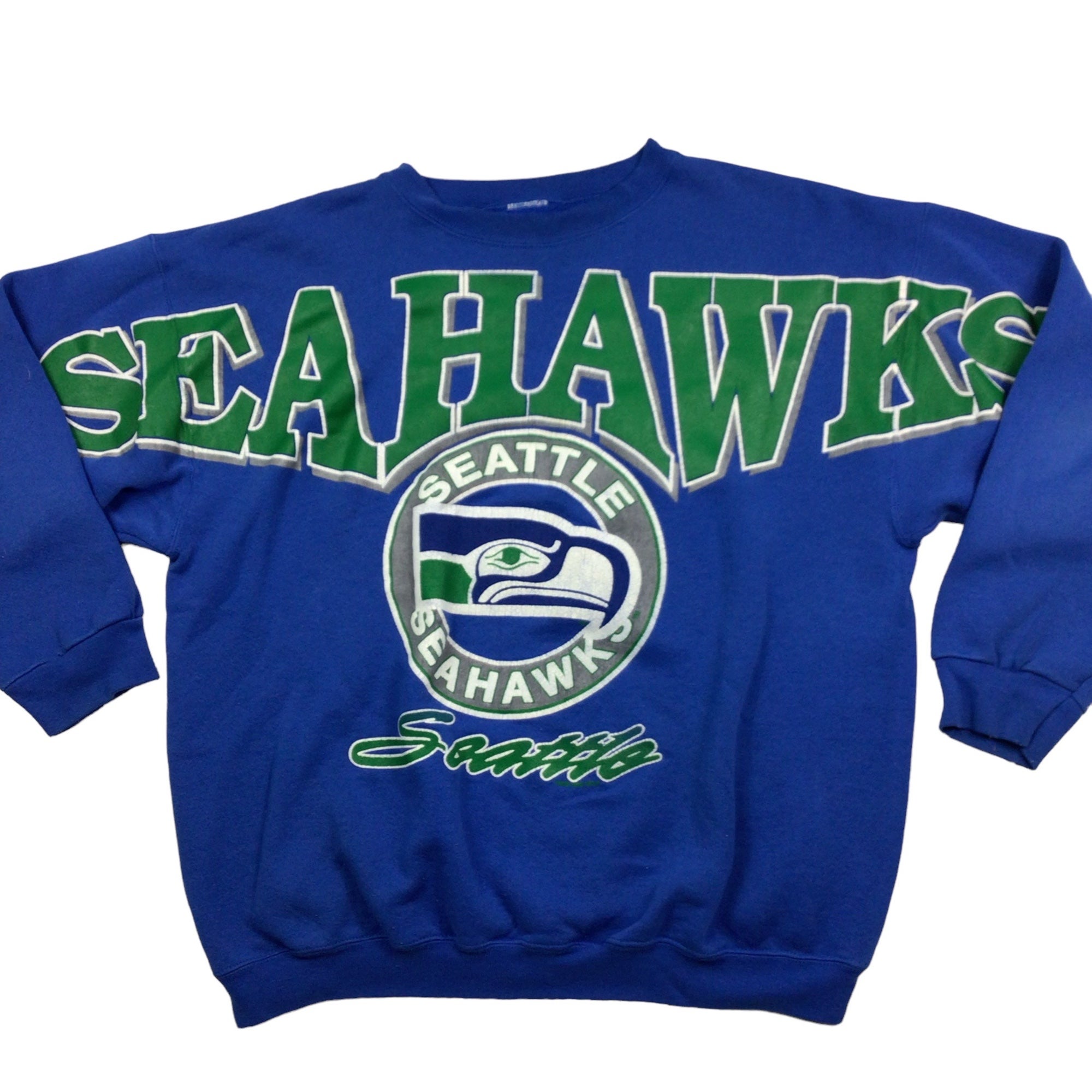 Vintage 90s Seattle Seahawks Salem Sportswear Graphic Pullover