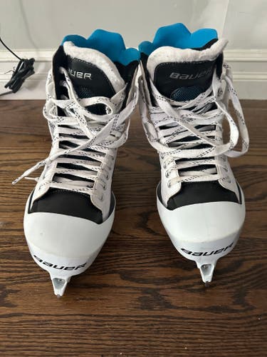 Senior Used Bauer Reactor 5000 Hockey Goalie Skates Regular Width Size 11
