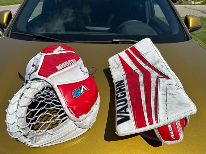 Vaughn V9 Pro Sr Glove & Blocker