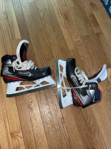 Junior Bauer Regular Width Size 6.5 Hockey Goalie Skates