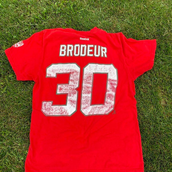 New Jersey Devils HOF Brodeur jersey shirt