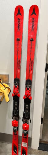 Used Kid's Atomic 175 cm Race SG Skis With Bindings