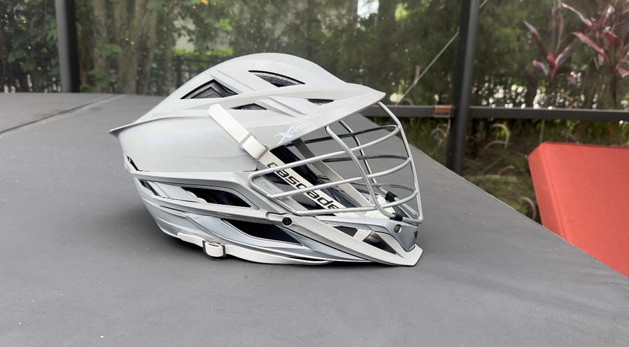 Matte Gray Cascade XRS Lacrosse Helmet