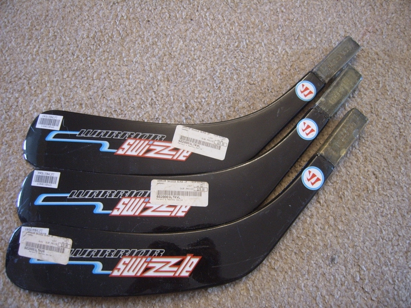Hockey Stick Blades- Three (3) Warrior Swizzle Kovalchuk LH Replacement Blades Junior