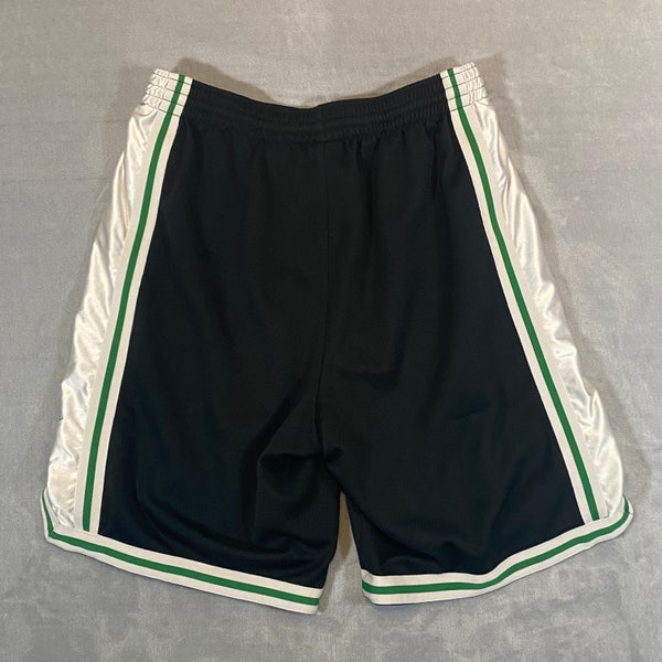 Vintage Nike Basketball Shorts Mens Large Celtics Colors Drawstring Elastic Logo