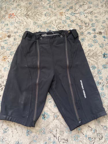 Black Vitalini Alpine Training Shorts Size Medium