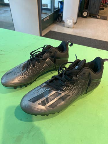 Black Adult Used  Men's 10.5 (W 11.5) Molded Adidas Mid Top