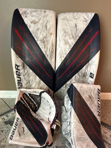 Used 34" Regular Pro Stock Hyperlite Goalie Full Set