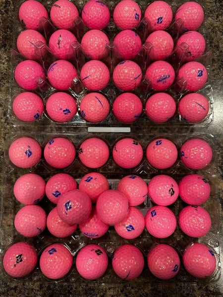4 Dozen 48 Pink Bridgestone Lady/Lady Precept Mix AAAA Near Mint Used Golf Balls