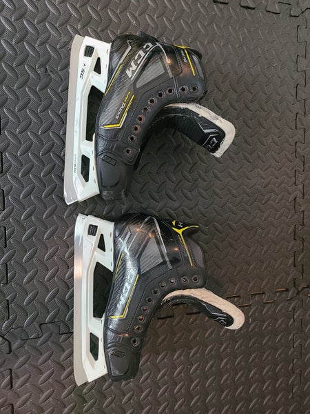 Used CCM Super tacks 9370 Hockey Goalie Skates Regular Width Size 6.5