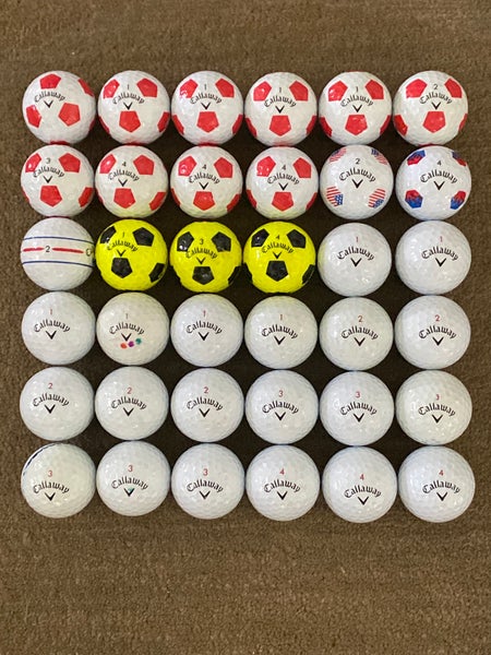 Used Callaway 36 Pack (3 Dozen) Chrome Soft Balls