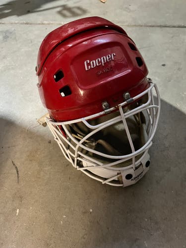 Retro Cooper Sk600 Helmet w/ Cats Eye Cage