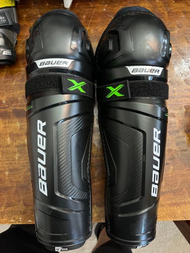 Used Bauer X Shin Pads