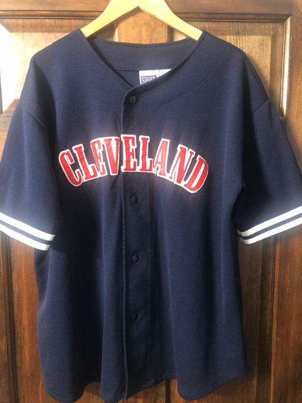 Majestic, Shirts & Tops, Vintage Majestic Cleveland Indians Jersey Size  Youth Small