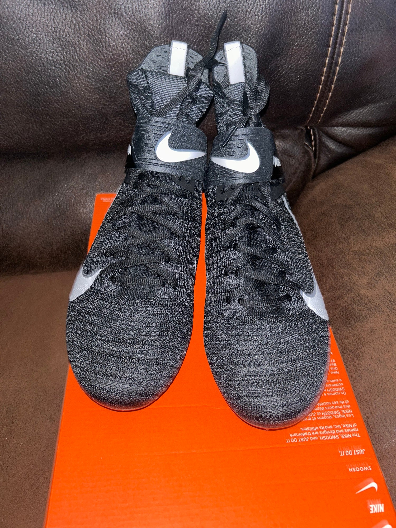 Nike Alpha Menace Elite 2 Black Football Cleats BV3298-001 