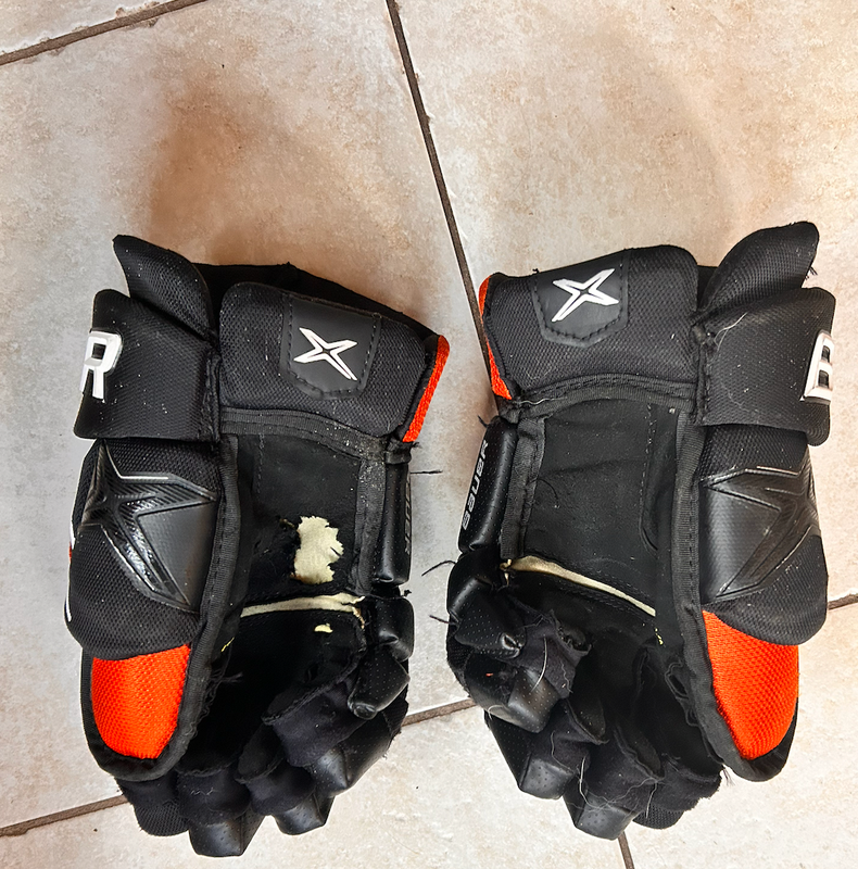 Orange Hockey Gloves Used and New on SidelineSwap