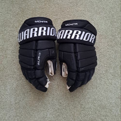 Used ECHL Warrior Alpha Pro Gloves 14"