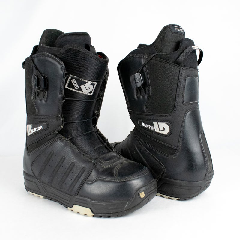 Burton Moto Speed Lace Snowboard Boots Men's 7 US Black