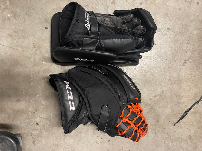 Used 35" Regular Pro Stock Goalie Full Set