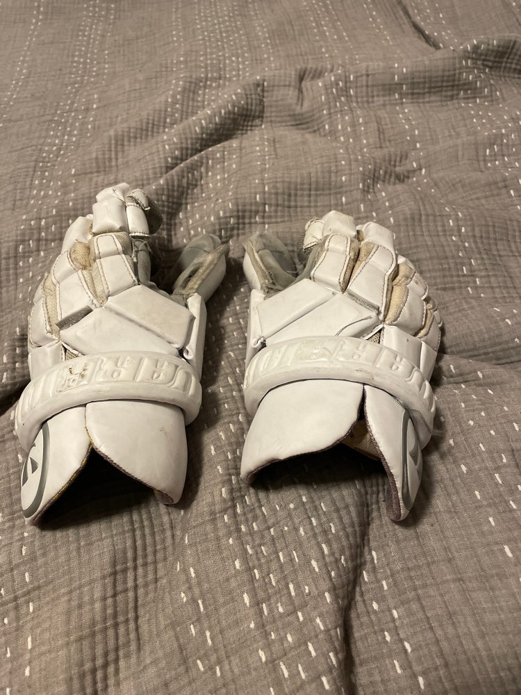 Used Goalie Warrior 11" Nemesis Lacrosse Gloves