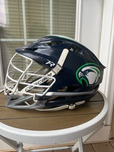 MLL Bayhawks Mark Glicini Game Used Cascade R Helmet - Autographed