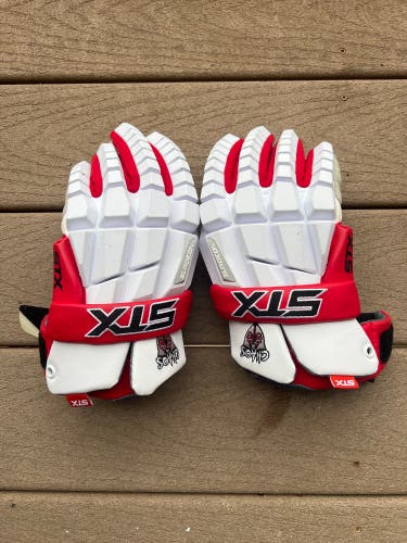 PLL Chaos Mark Glicini Game Used STX Surgeon RZR Gloves -Autographed
