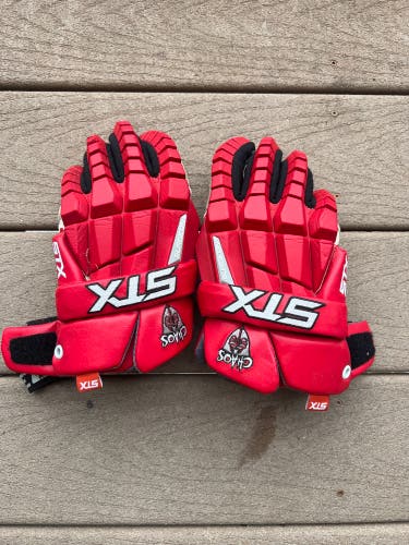 PLL Chaos Mark Glicini Game Used STX Surgeon RZR Gloves