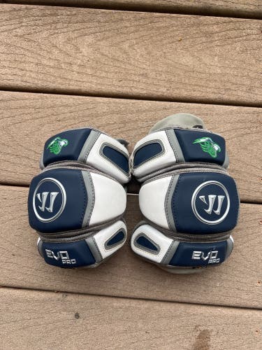 MLL Bayhawks Mark Glicini Game Used Warrior Evo Pro Elbow Pads