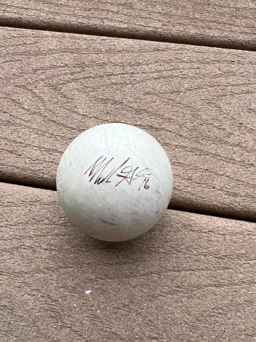 Mark Glicini Signed Lacrosse Ball