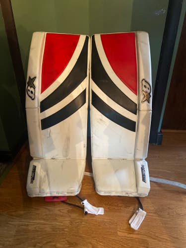 Used 34" Brian's  GNETiK Pure Goalie Leg Pads
