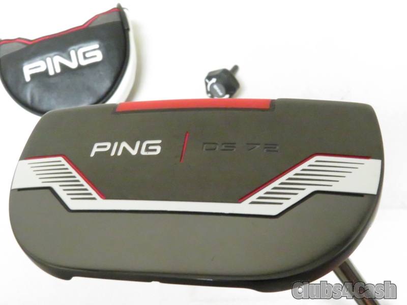 PING 2021 DS 72 Mid-Mallet Putter Black Dot Adjustable +Cover & Tool